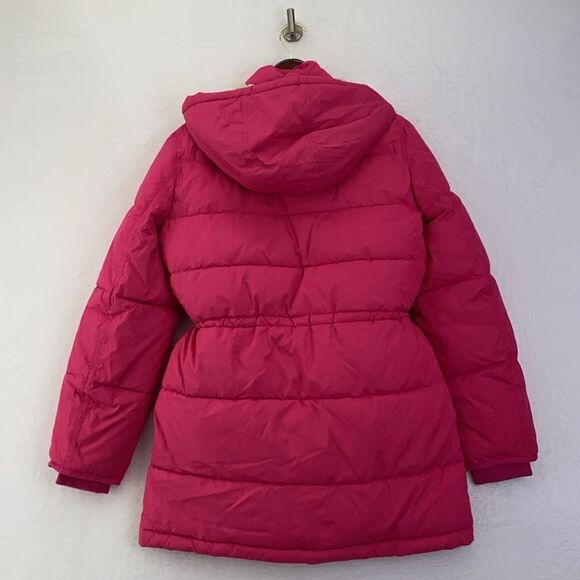 J.Crew Chateau Neon Pink Puffer Jacket - Picture 3 of 4